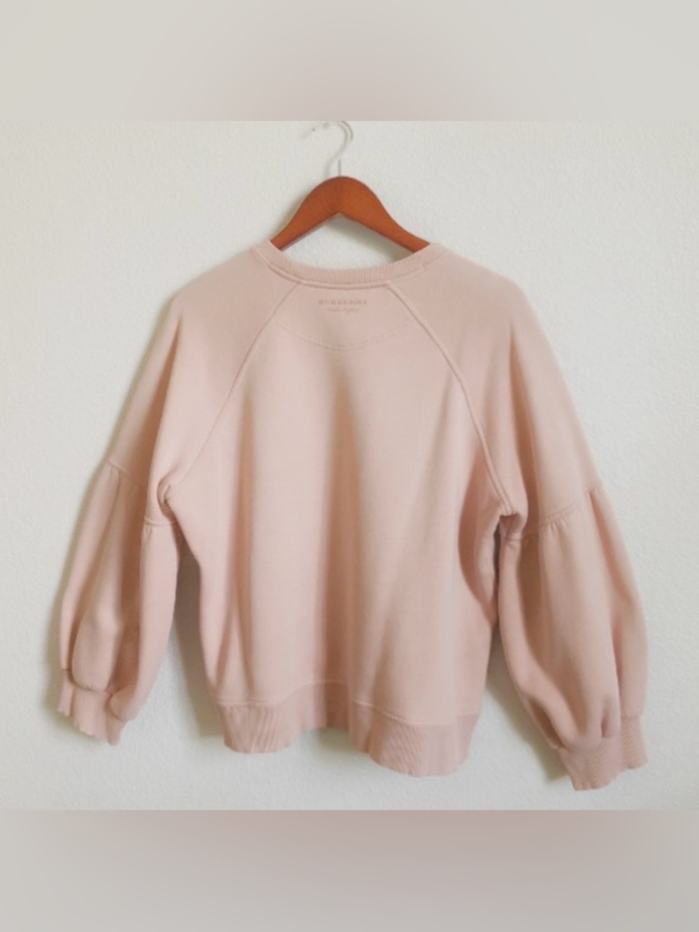 Burberry London England balloon sleeve crewneck sweatshirt - Picture 3 of 8